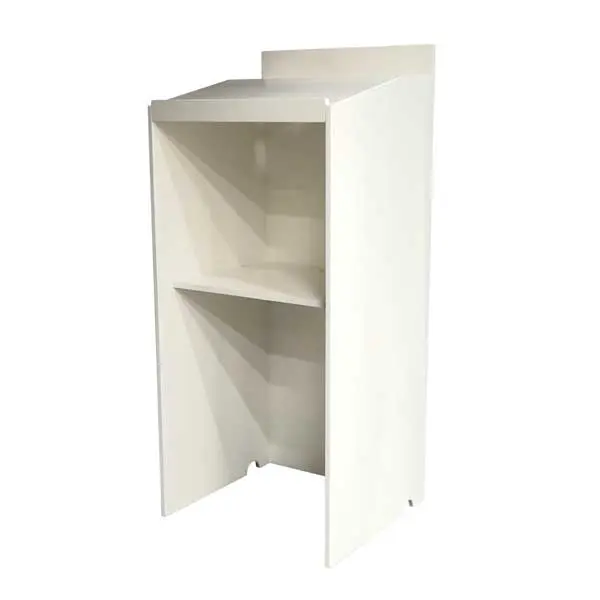 Lectern, banquet tables, banquet chairs, trade fair carpets